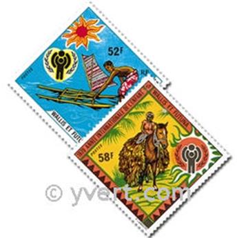 n° 232/233 -  Timbre Wallis et Futuna Poste