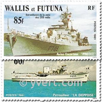 n° 279/280  -  Selo Wallis e Futuna Correios
