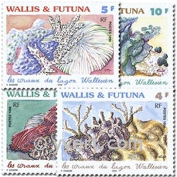 n.o 523/526 -  Sello Wallis y Futuna Correos