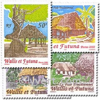 n° 571/574 -  Timbre Wallis et Futuna Poste