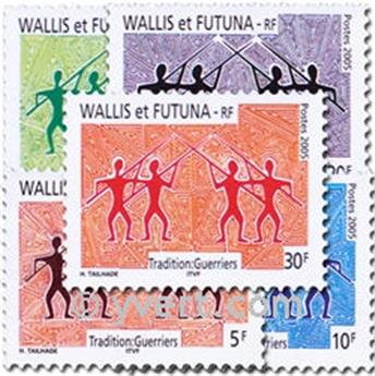 n° 635/639  -  Selo Wallis e Futuna Correios
