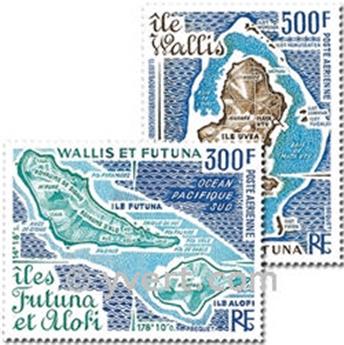 n° 80/81  -  Selo Wallis e Futuna Correio aéreo
