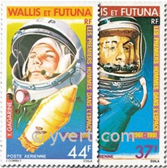 n° 108/109  -  Selo Wallis e Futuna Correio aéreo