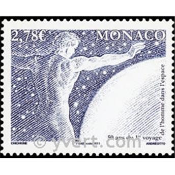 n° 2798 -  Selo Mónaco Correios
