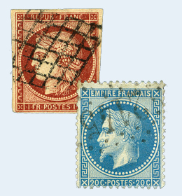 TIMBRES-POSTE France - Pour le courrier ou la collection 
